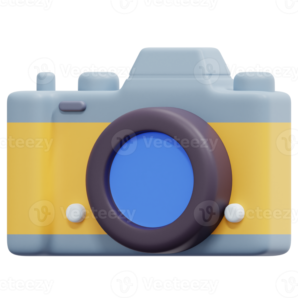 mirrorless 3d render icon illustration png