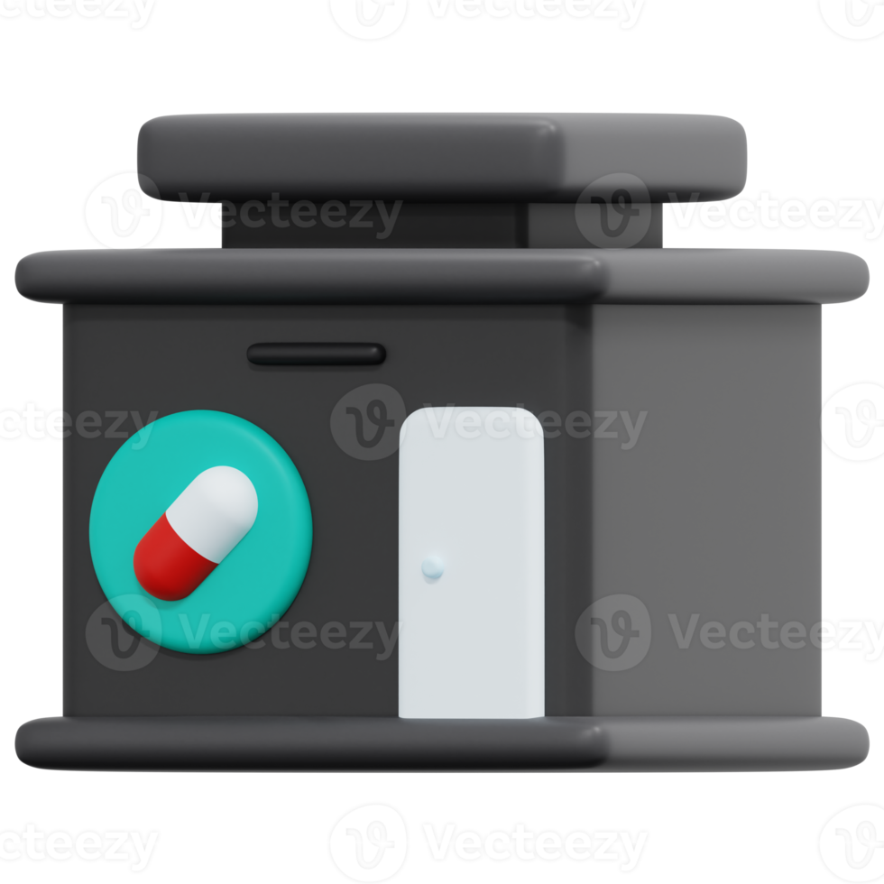 farmacia 3d rendere icona illustrazione png
