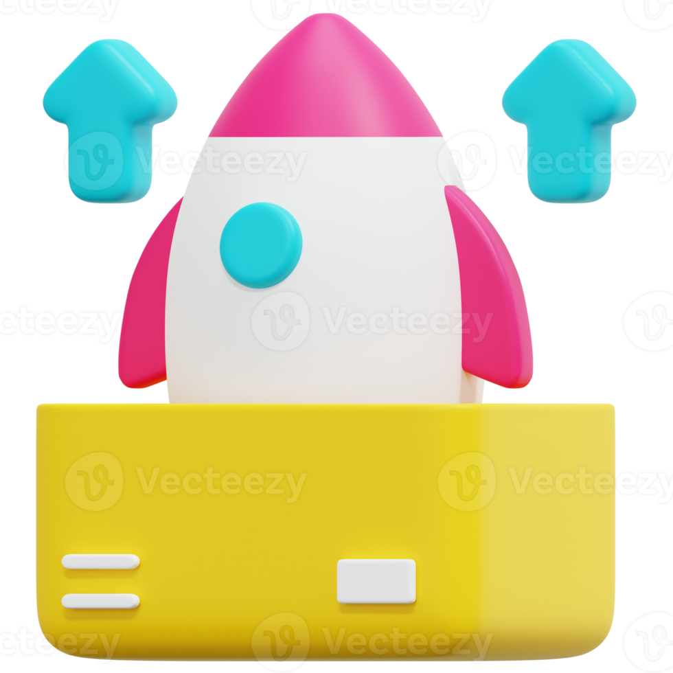 release 3d render icon illustration png