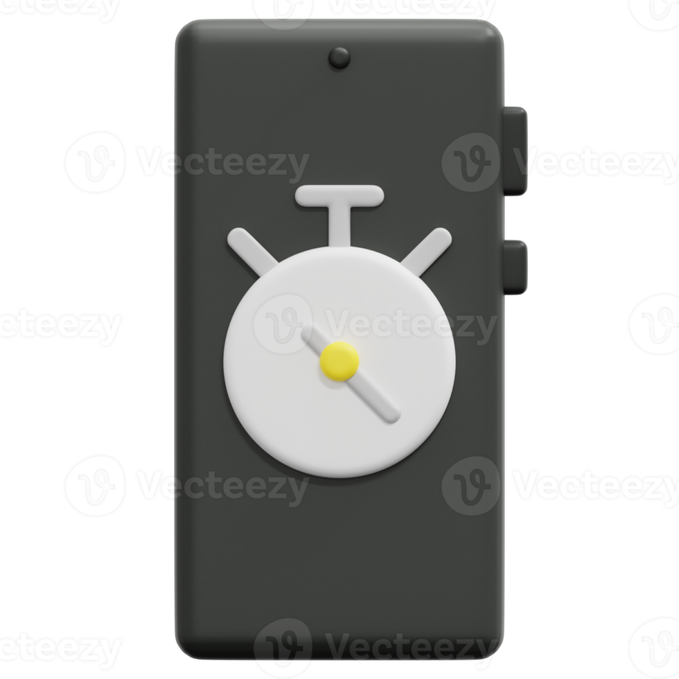 timer 3d render icon illustration png