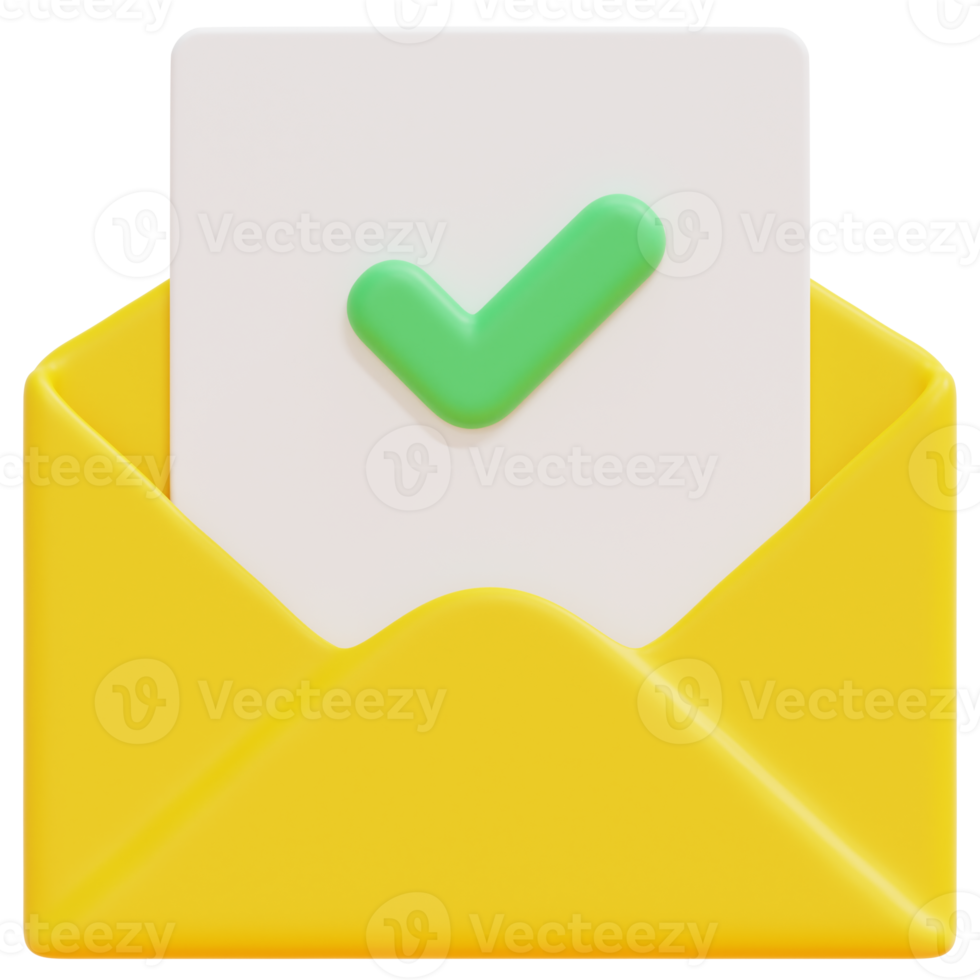 approved 3d render icon illustration png