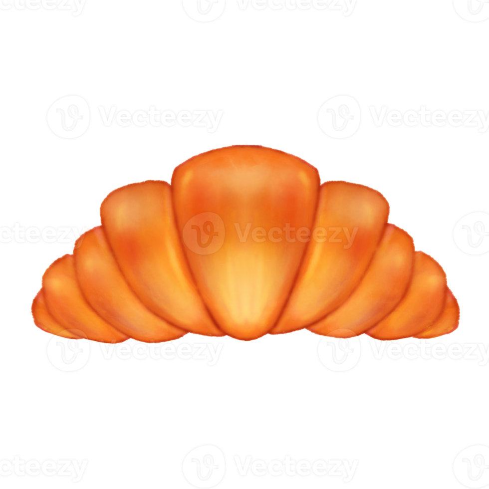 croissant acuarela clipart png