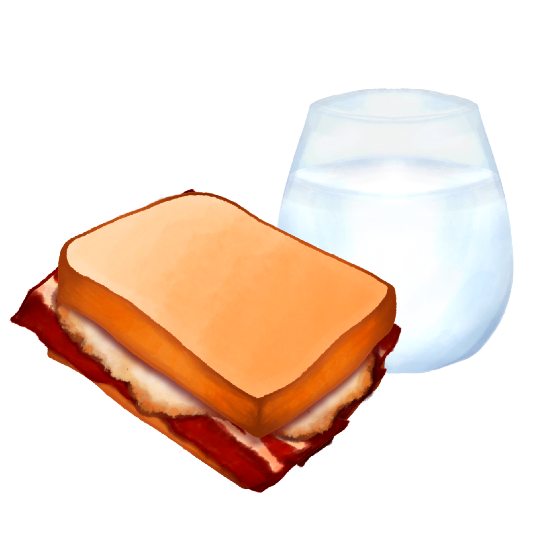 Bacon Roll Clipart