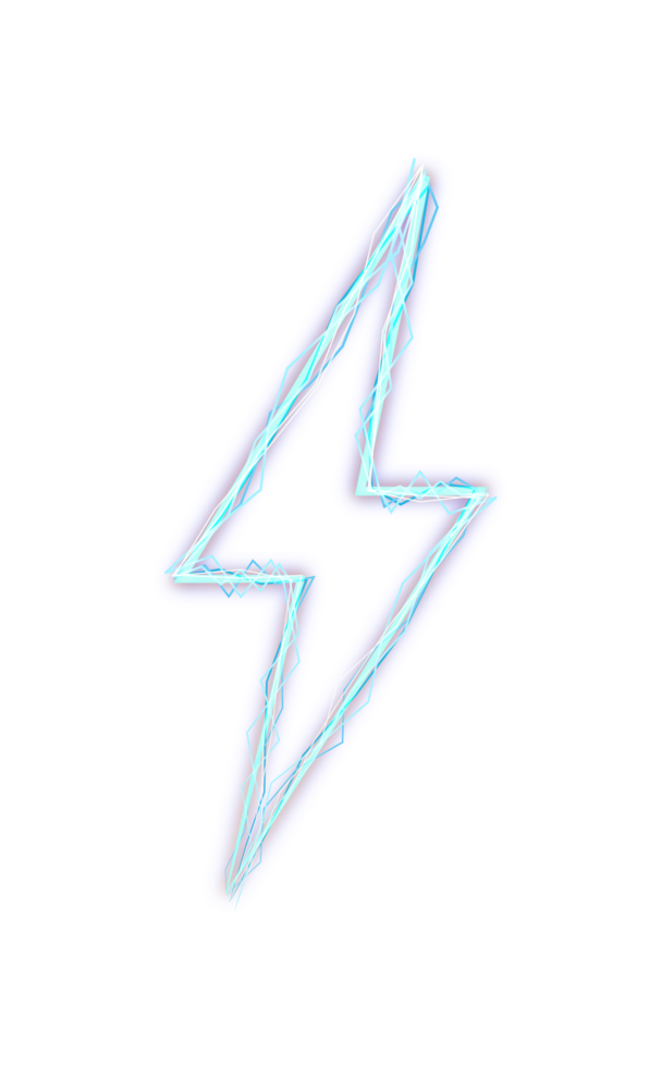 fulmine illuminazione elemento png