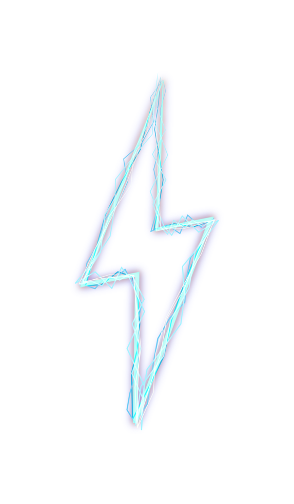 fulmine illuminazione elemento png