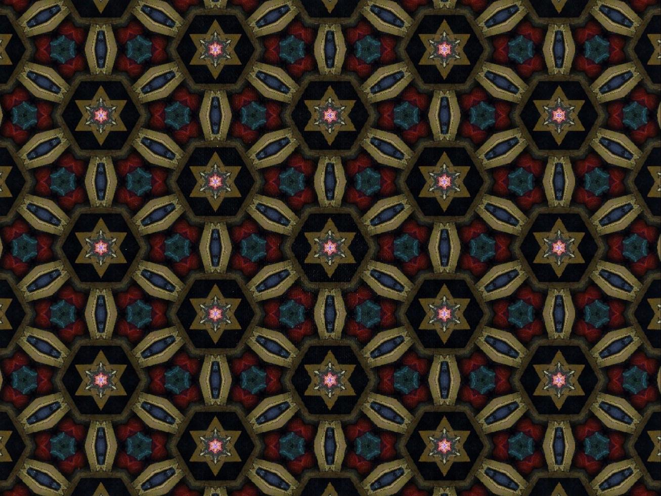 illustration image or textured Seamless pattern background with a flower photo