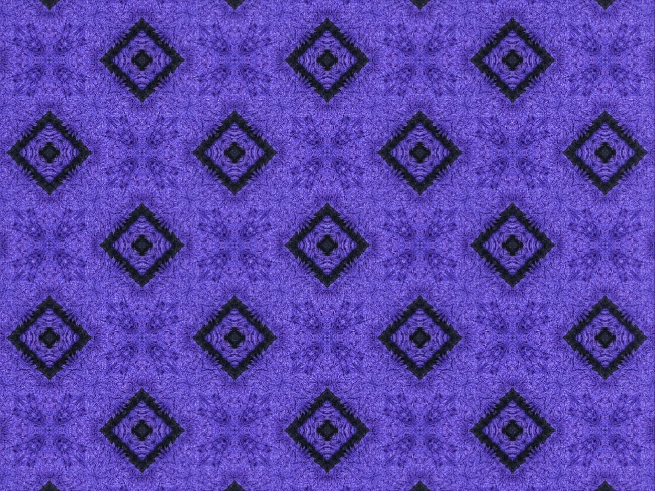 illustration image or textured pattern background such as batik with black and purple colors photo