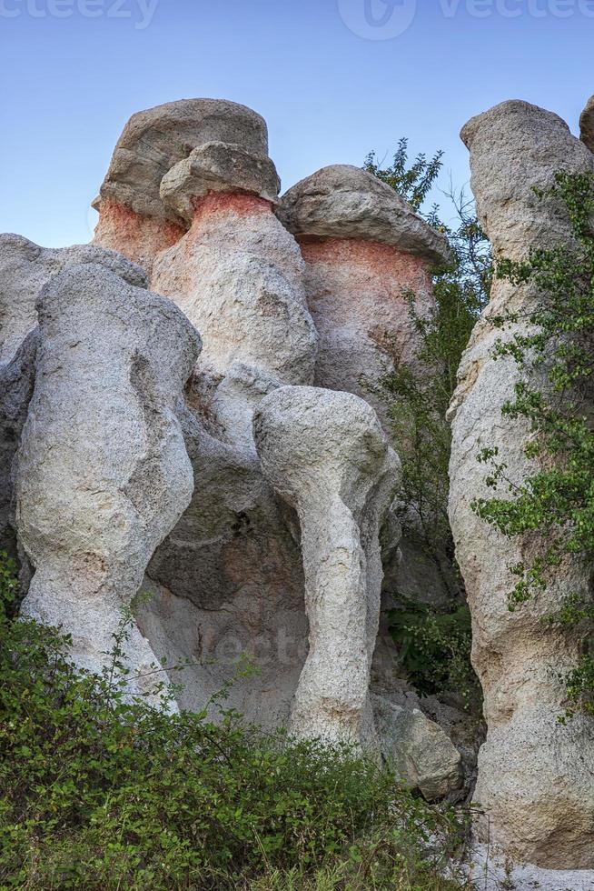 The natural phenomenon Kamenna Svatba or The Stone Wedding near city Kardzhali, Bulgaria photo