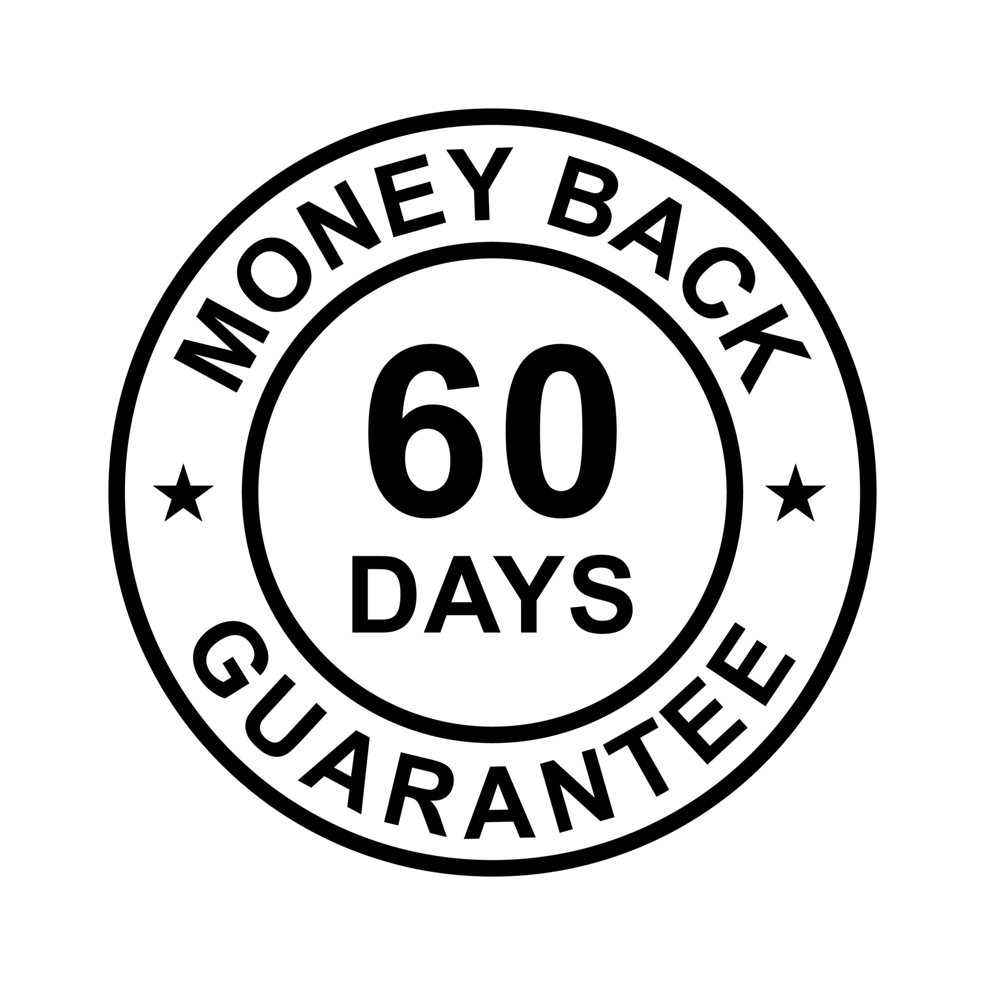 60 days money back guarantee icon vector for graphic design, logo, website,  social media, mobile app, UI illustration 11653646 Vector Art at Vecteezy