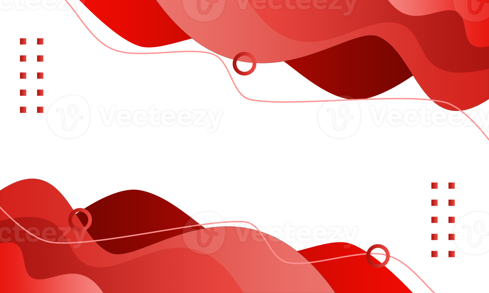 banner websjabloon rode vloeistof of vloeibare vorm met geometrische elementen op witte achtergrond png