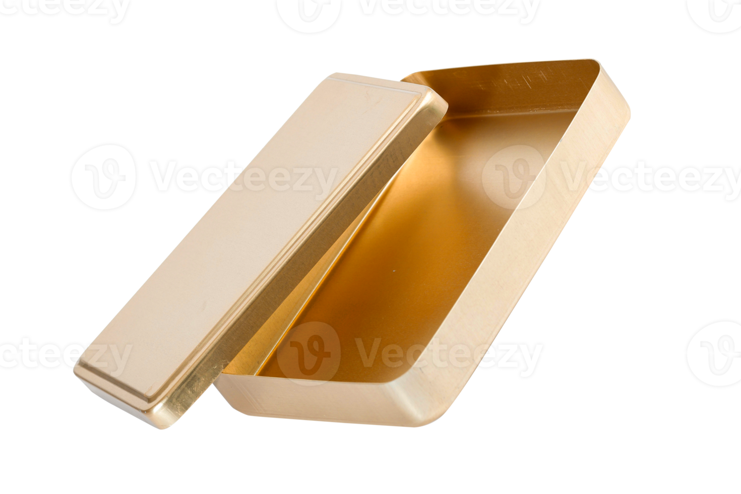 gold metal lunchbox png