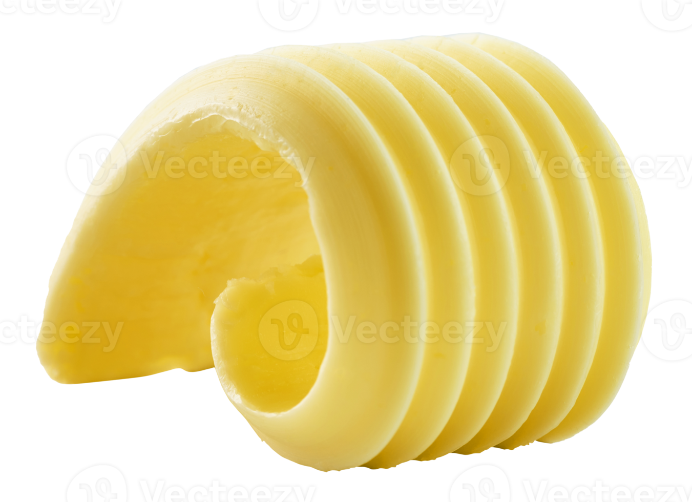 butter curl closeup png