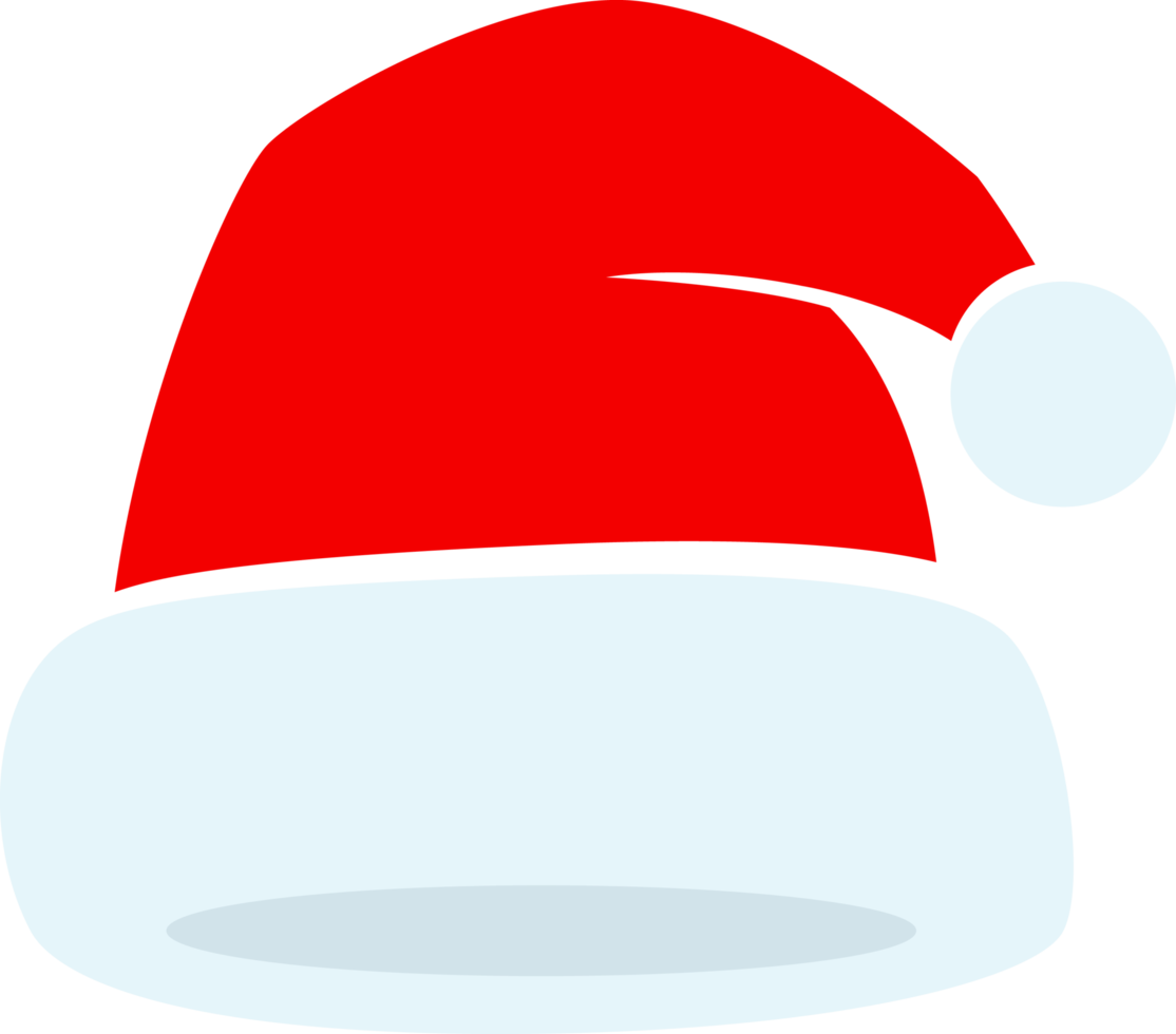 santa claus hatt isolerat, illustration png