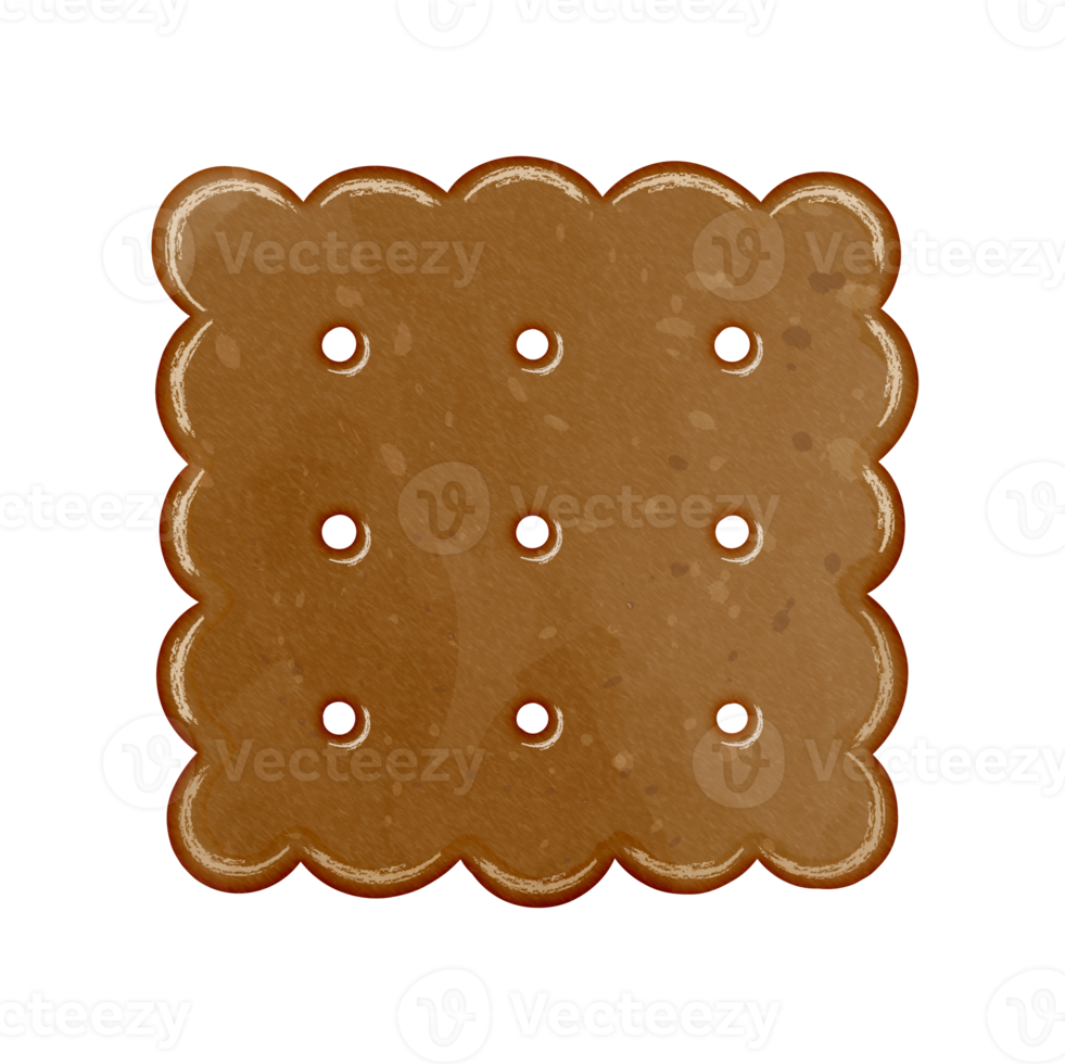 clipart de biscoito de biscoito de chocolate aquarela png