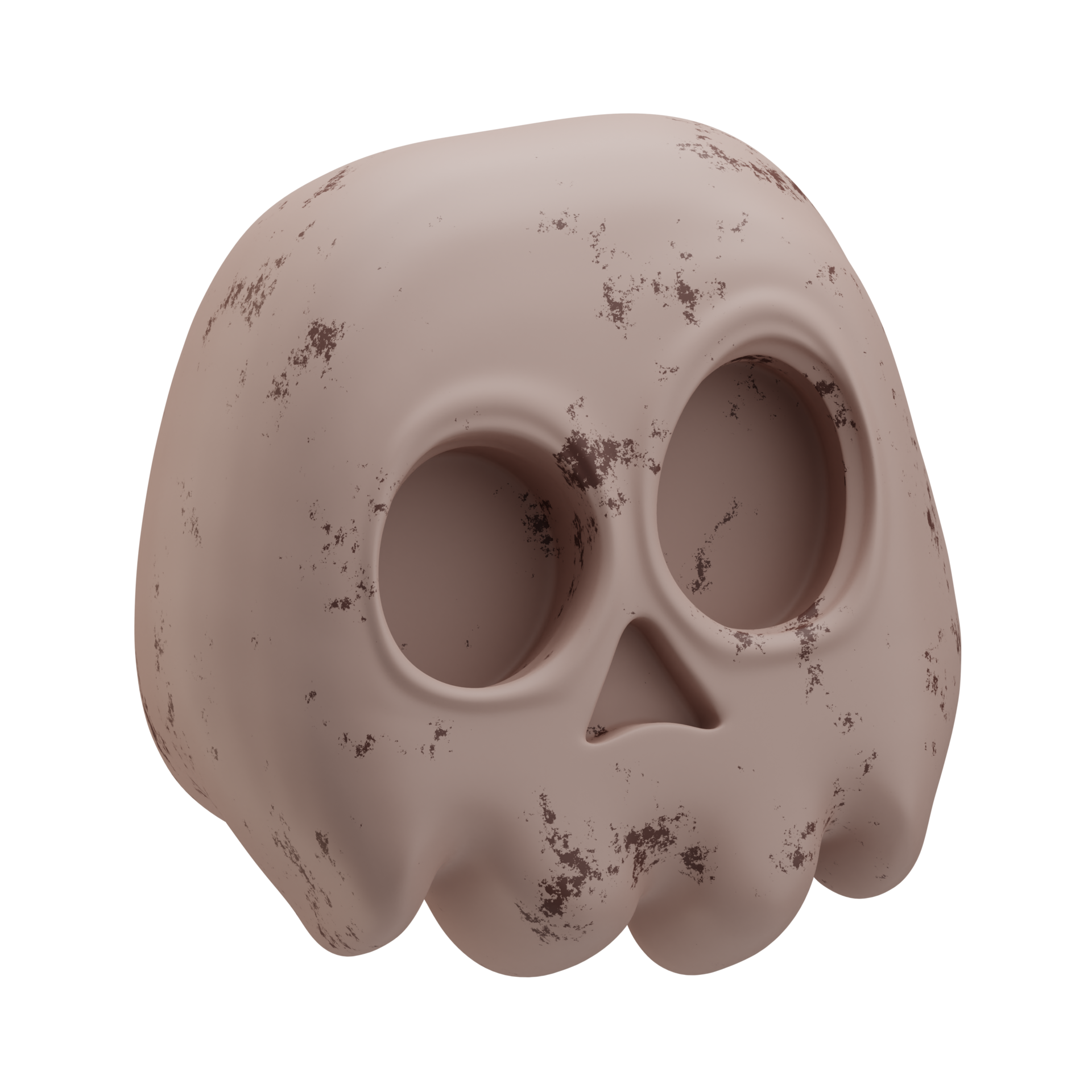 Free Skull Head Halloween Icon, 3d Illustration 11654779 PNG with  Transparent Background
