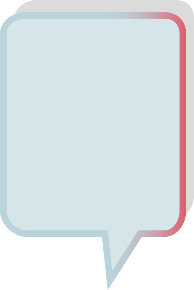 gray speech bubbles on transparent background . chat box or chat vector square and doodle message or communication icon Cloud speaking for comics and minimal message dialog png