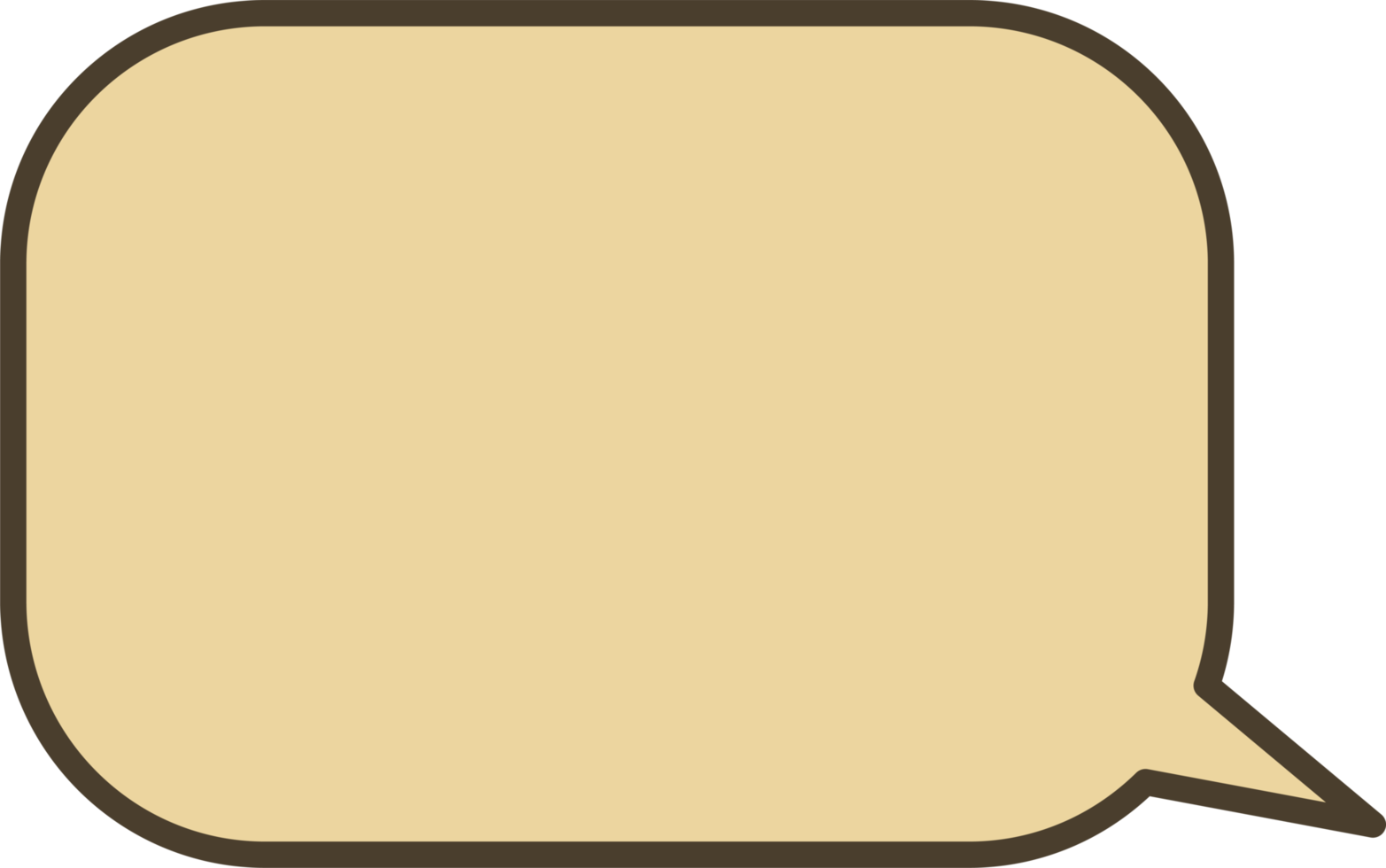 brown speech bubbles on transparent background . chat box or chat vector square and doodle message or communication icon Cloud speaking for comics and minimal message dialog png