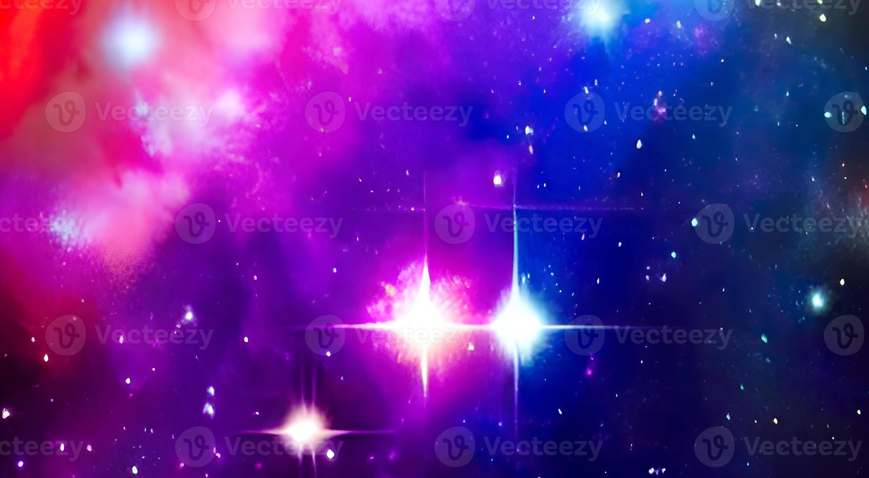 Star field in space a nebula and a gas congestion. photo