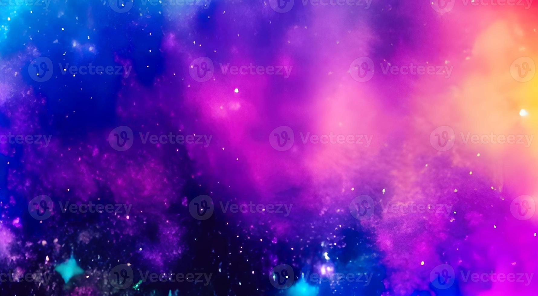 Star field in space a nebula and a gas congestion. photo
