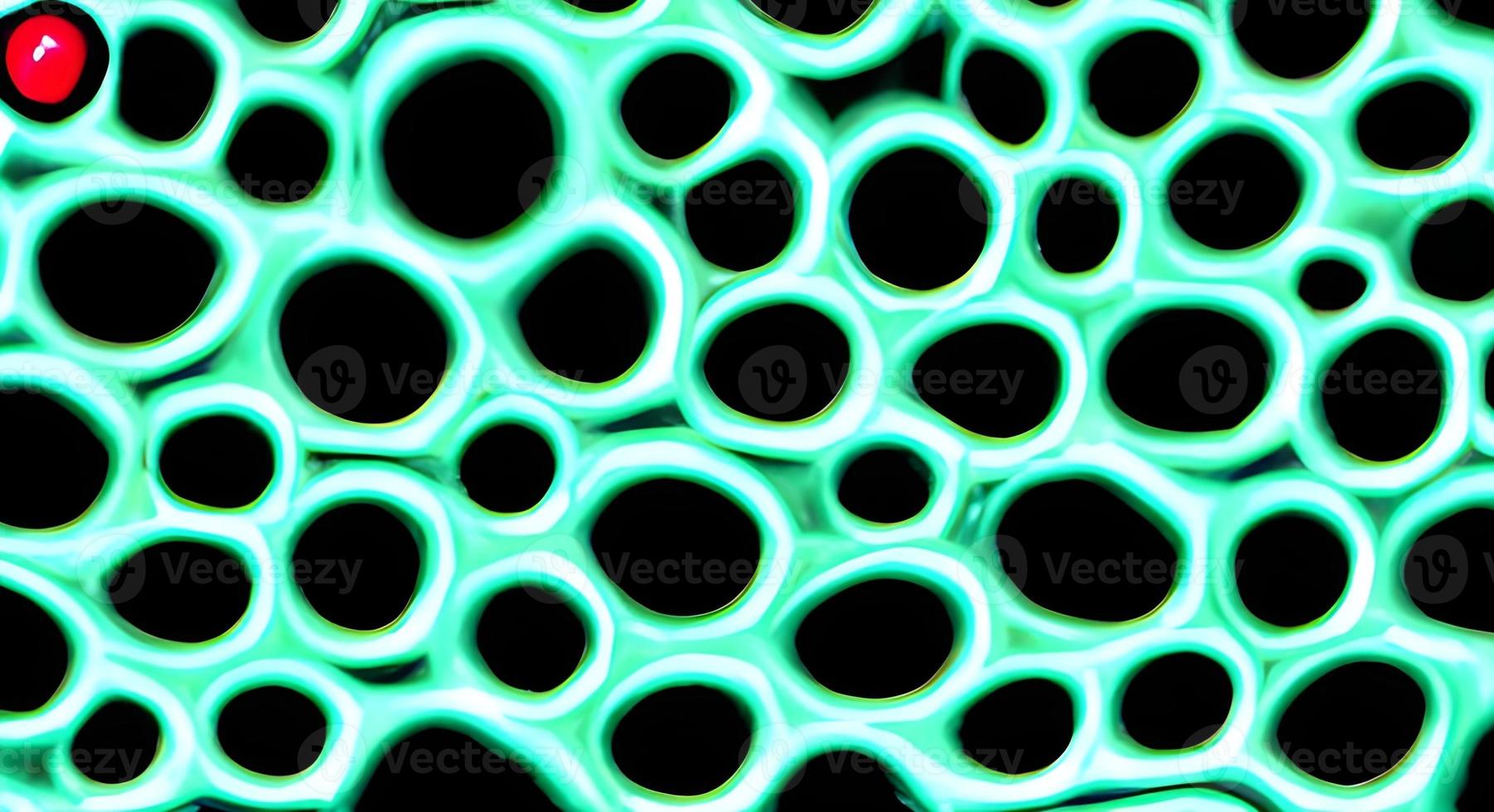 viruses and bacteria background. Concept of science and medicine. rendering photo