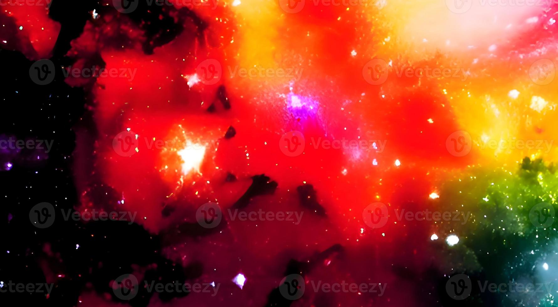 fondo del espacio. noche estrellada realista. cosmos y estrellas brillantes. vía láctea y polvo de estrellas. galaxia de color con nebulosa. universo mágico infinito. foto