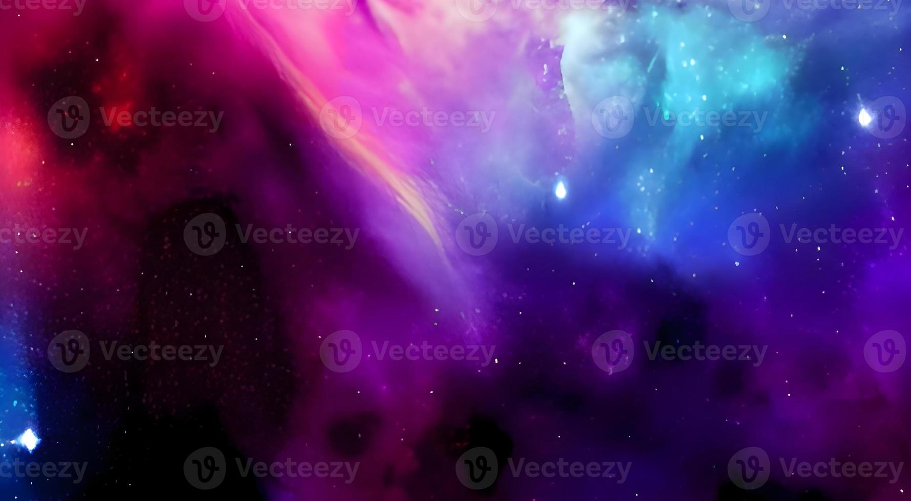 Space background. Realistic starry night. Cosmos and shining stars. Milky way and stardust. Color galaxy with nebula. Magic Infinite universe. photo