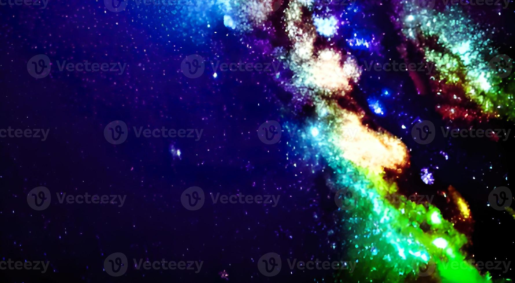 Beautiful colored space with stars. High quality photo