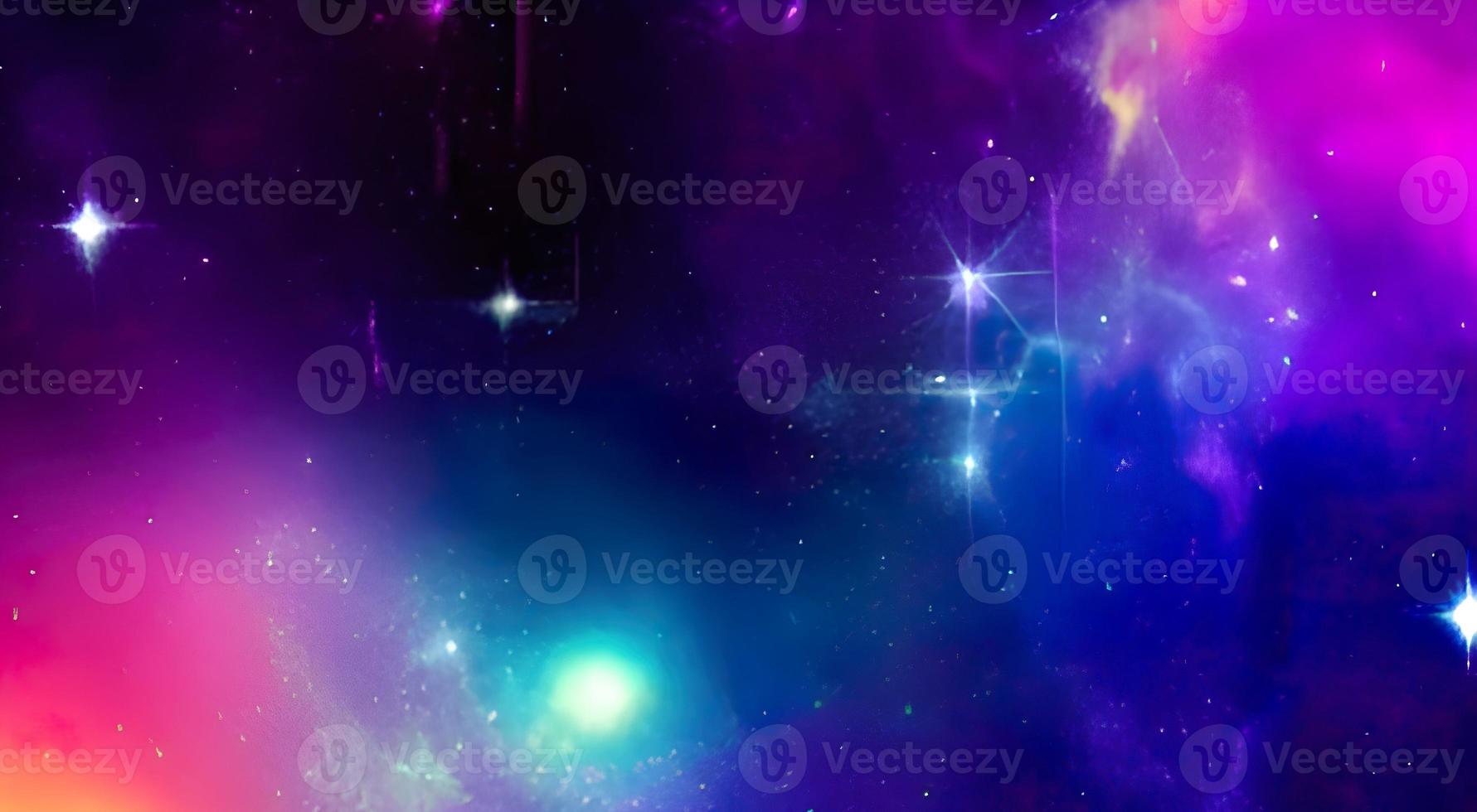 Star field in space a nebula and a gas congestion. photo