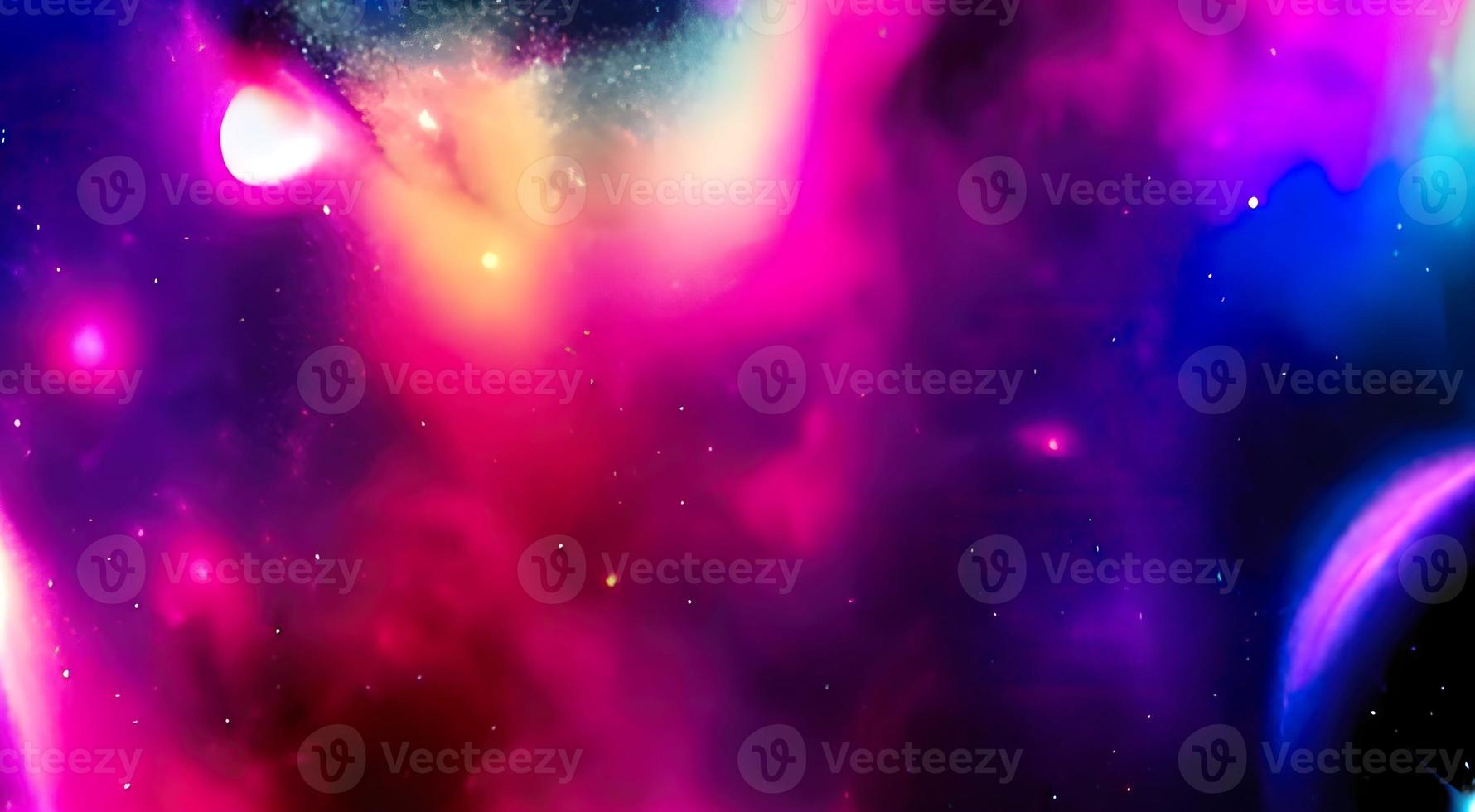 Star field in space a nebula and a gas congestion. photo