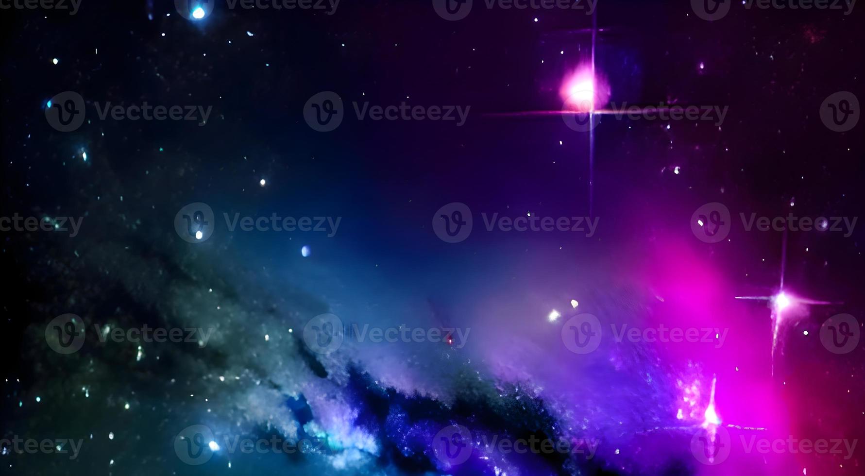 Space background. Realistic starry night. Cosmos and shining stars. Milky way and stardust. Color galaxy with nebula. Magic Infinite universe. photo
