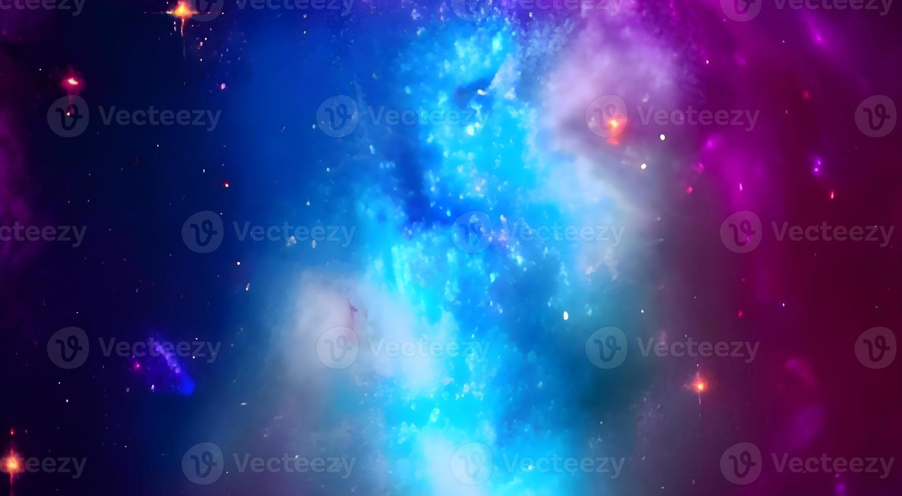 Space background. Realistic starry night. Cosmos and shining stars. Milky way and stardust. Color galaxy with nebula. Magic Infinite universe. photo