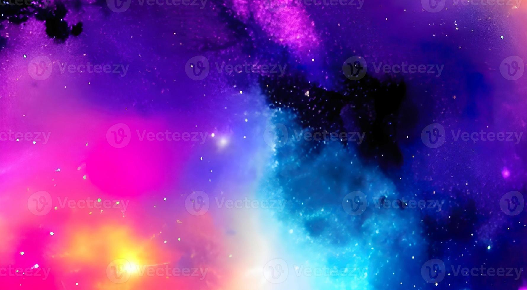 Star field in space a nebula and a gas congestion. photo