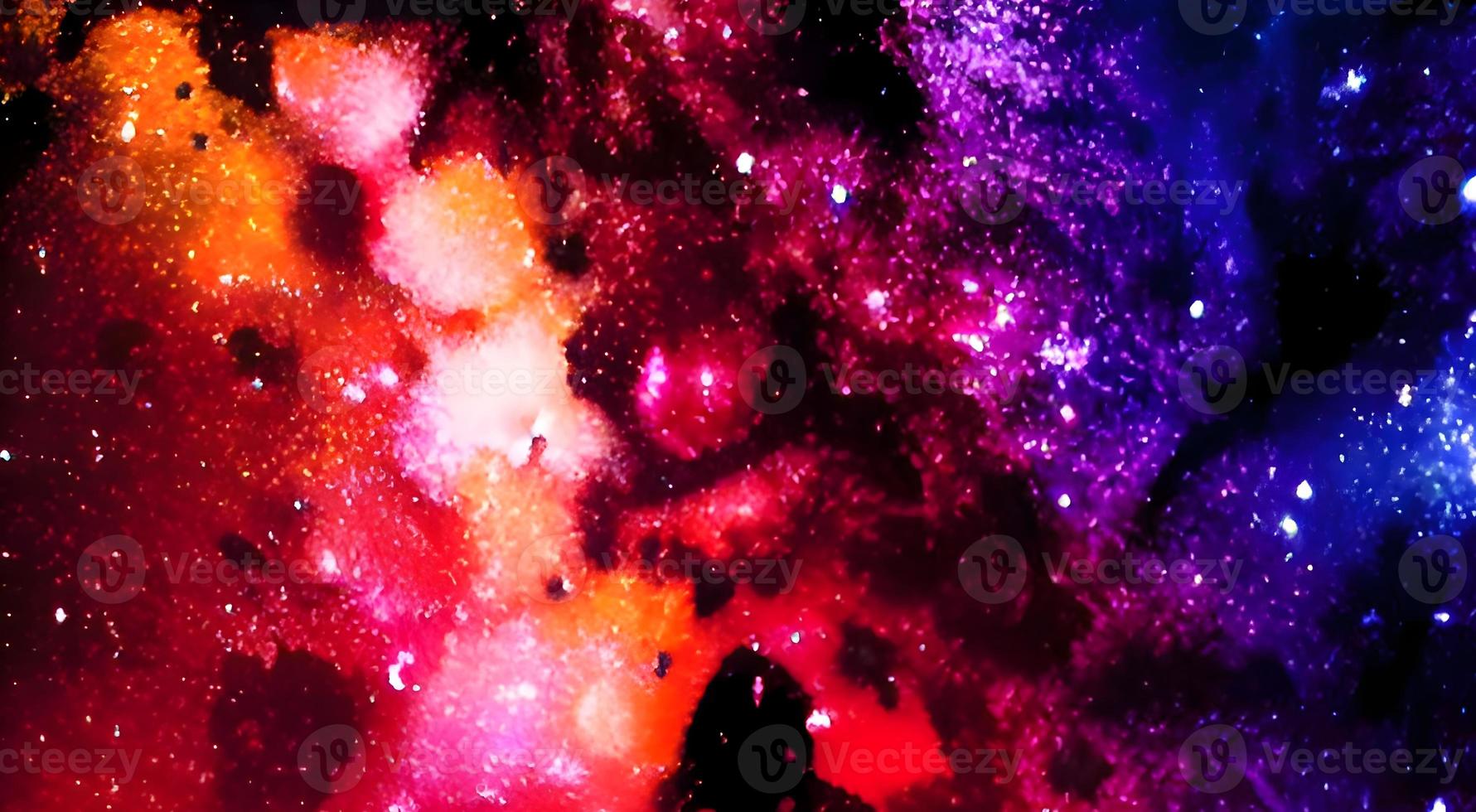 Space background. Realistic starry night. Cosmos and shining stars. Milky way and stardust. Color galaxy with nebula. Magic Infinite universe. photo