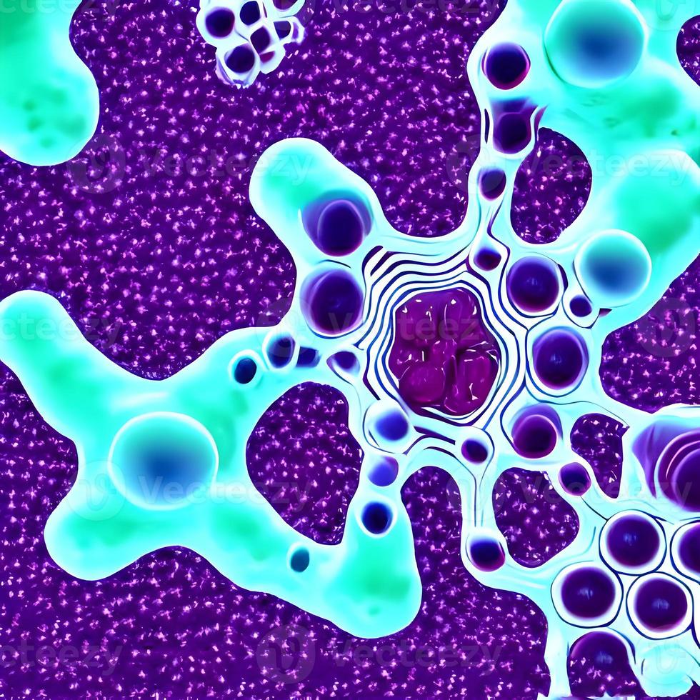 Bacteria virus or germs microorganism cells. Medical illustration. 3d illustration. A high resolution 3d rendering photo