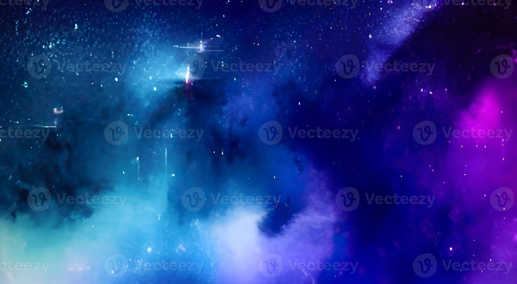 Star field in space a nebula and a gas congestion. photo