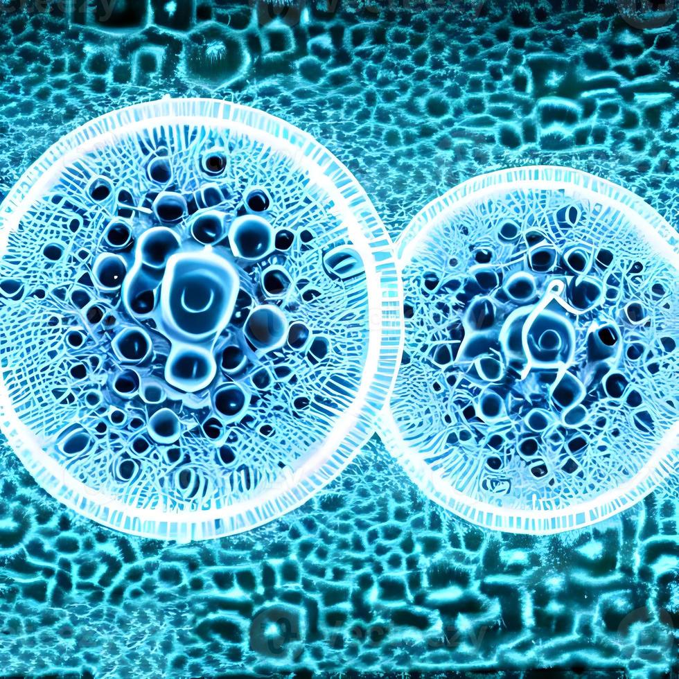 Bacteria virus or germs microorganism cells. Medical illustration. 3d illustration. A high resolution 3d rendering photo