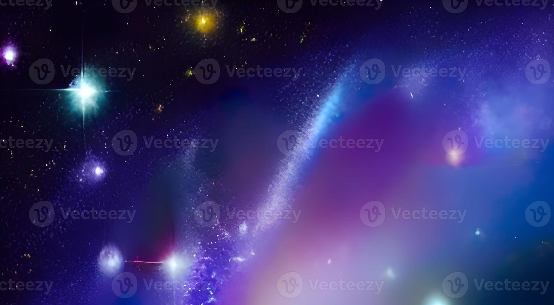 Space background. Realistic starry night. Cosmos and shining stars. Milky way and stardust. Color galaxy with nebula. Magic Infinite universe. photo