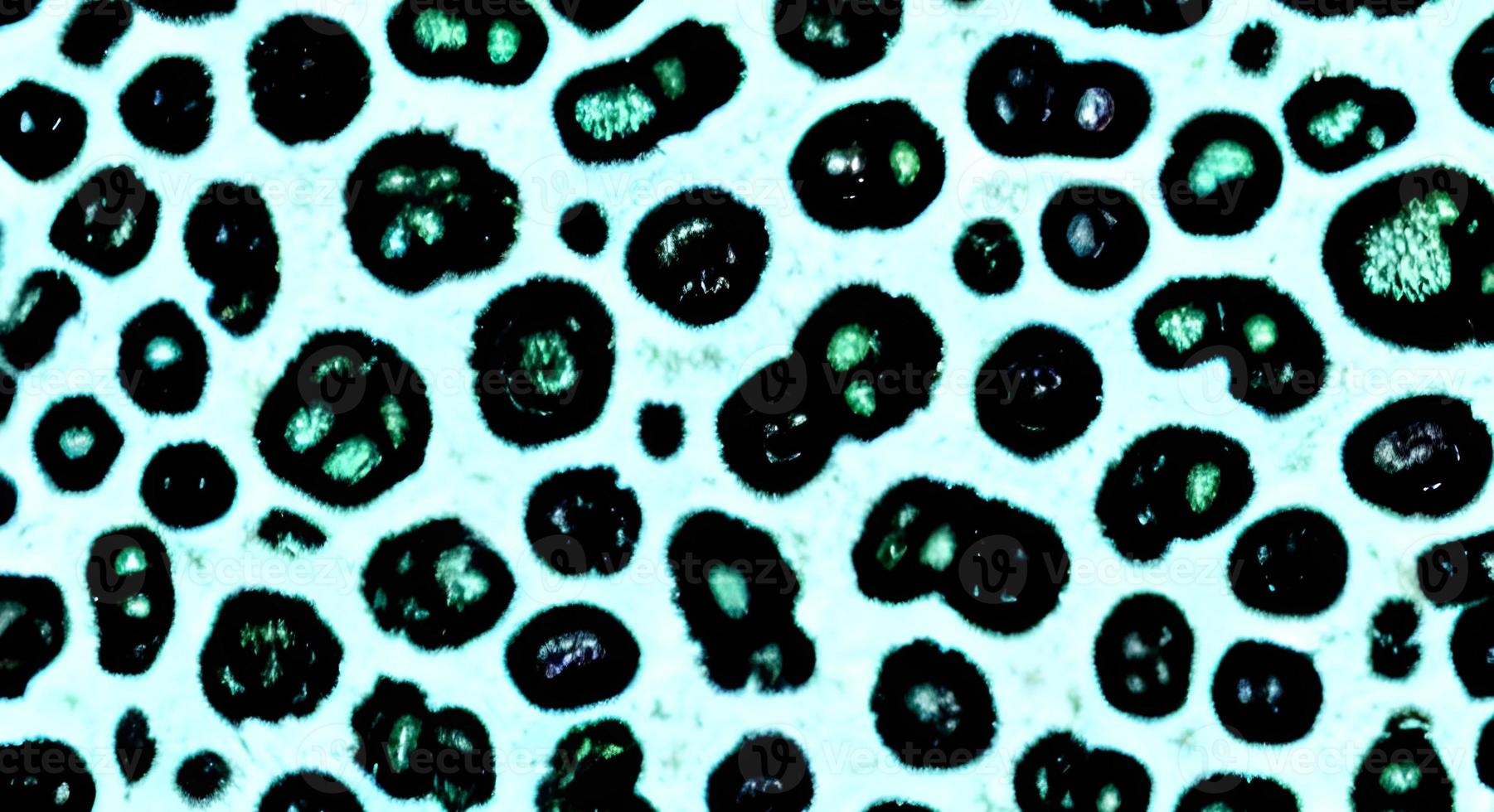 Close-up of virus cells or bacteria on light background photo