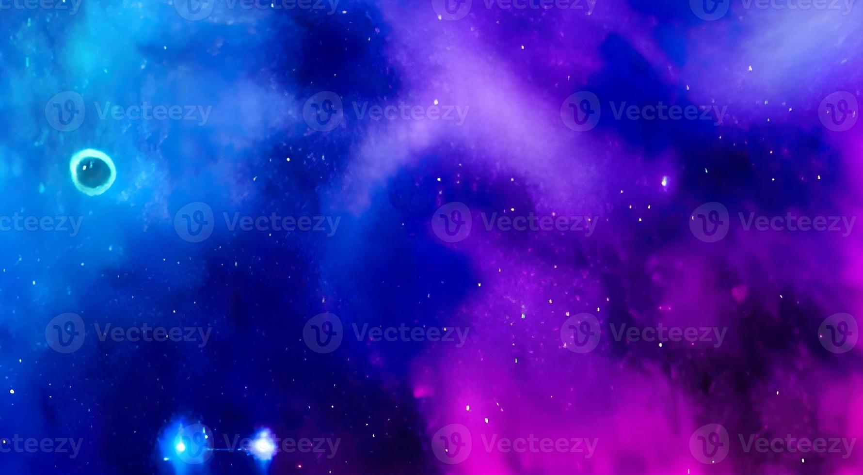 Star field in space a nebula and a gas congestion. photo