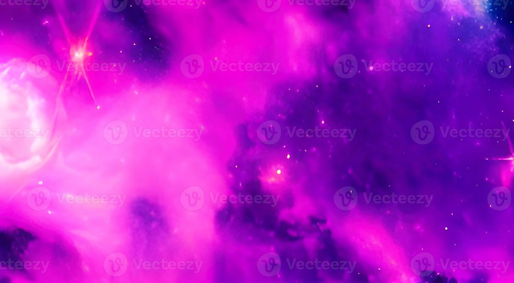 Star field in space a nebula and a gas congestion. photo
