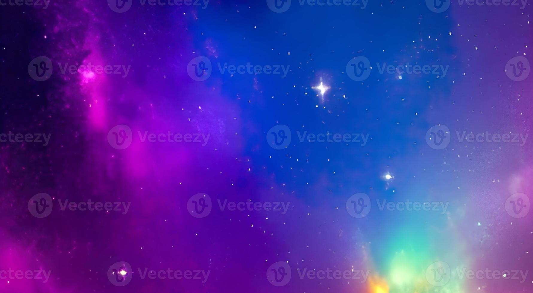 Star field in space a nebula and a gas congestion. photo