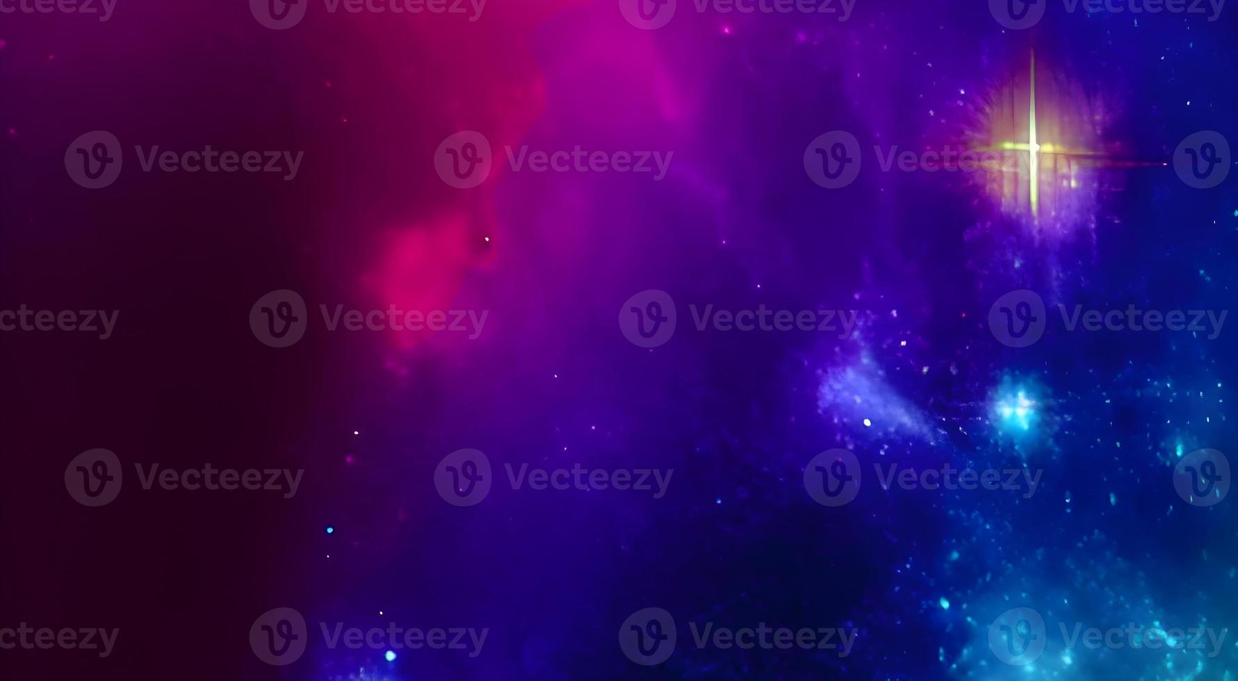 Space background. Realistic starry night. Cosmos and shining stars. Milky way and stardust. Color galaxy with nebula. Magic Infinite universe. photo