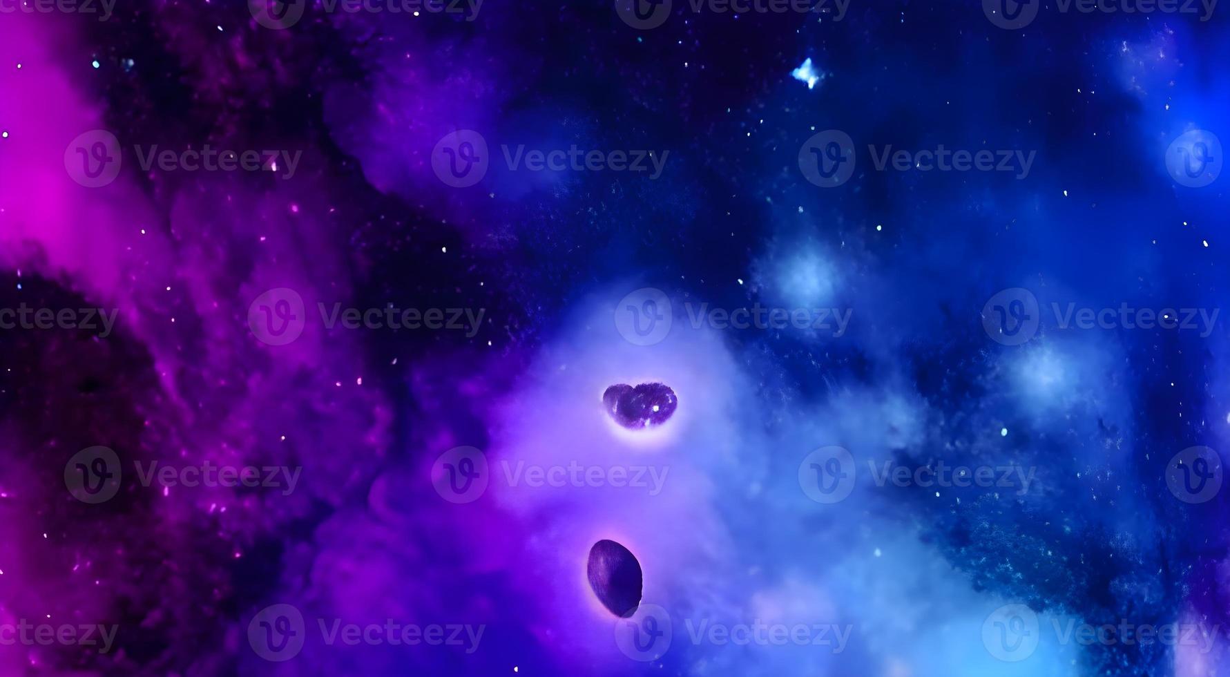 Space background. Realistic starry night. Cosmos and shining stars. Milky way and stardust. Color galaxy with nebula. Magic Infinite universe. photo