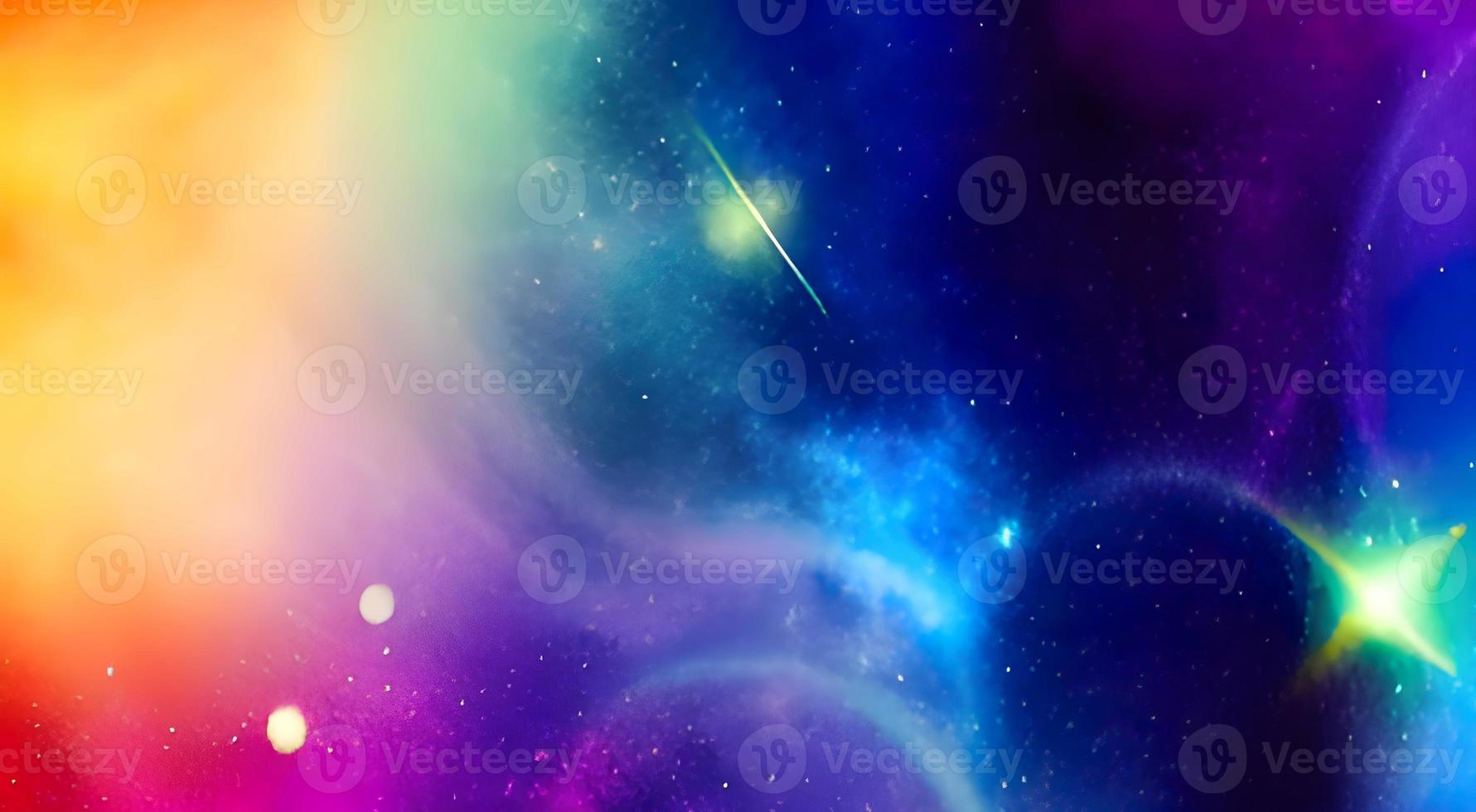 Star field in space a nebula and a gas congestion. photo
