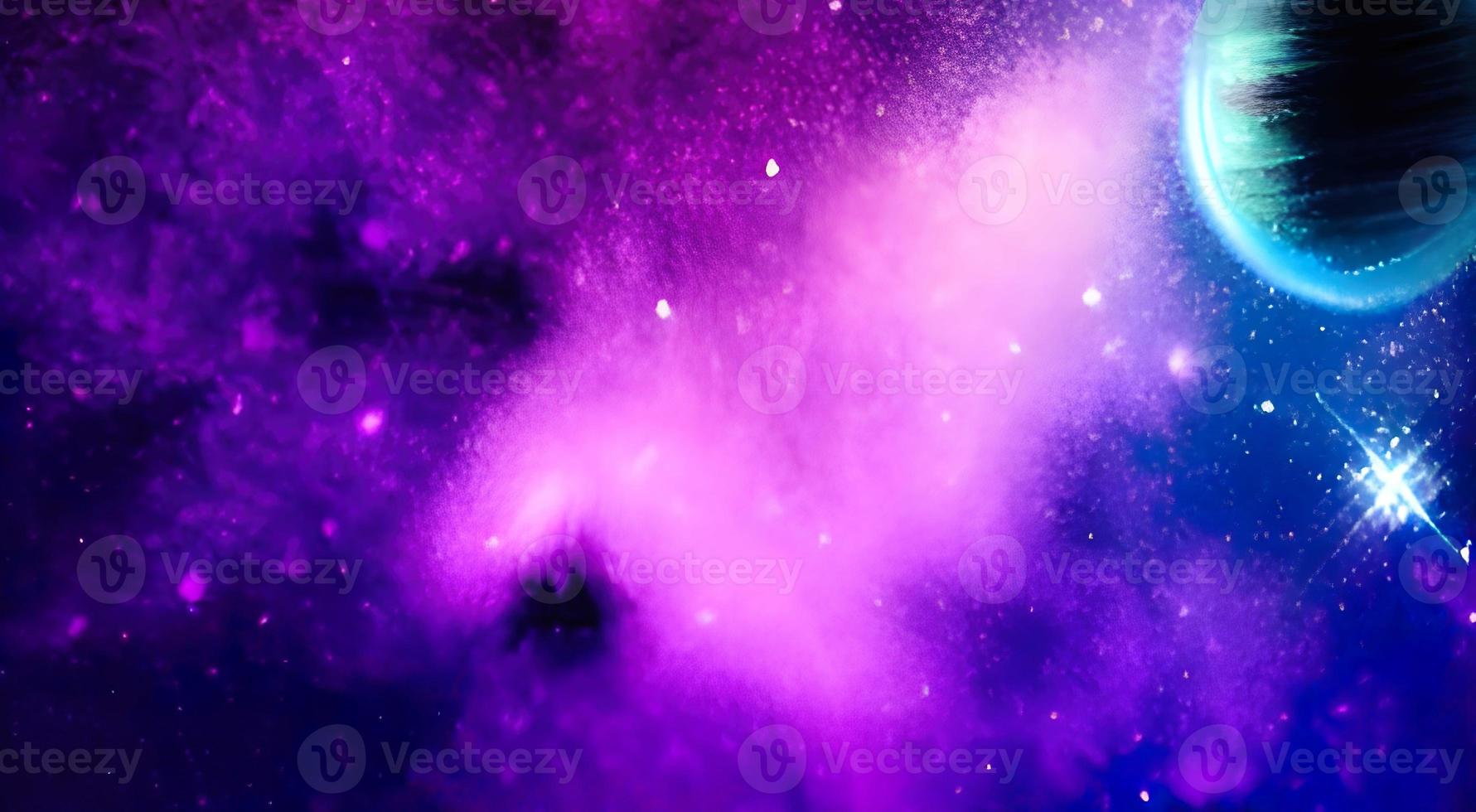 Space background. Realistic starry night. Cosmos and shining stars. Milky way and stardust. Color galaxy with nebula. Magic Infinite universe. photo
