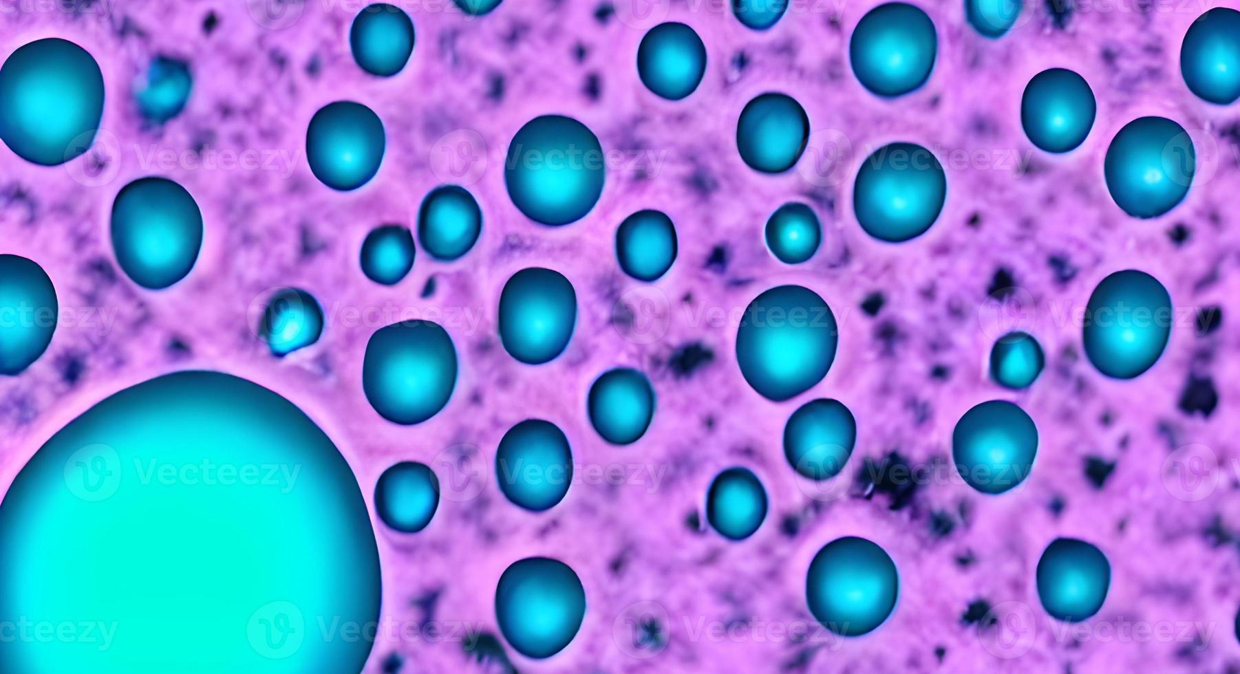 viruses and bacteria background. Concept of science and medicine. rendering photo