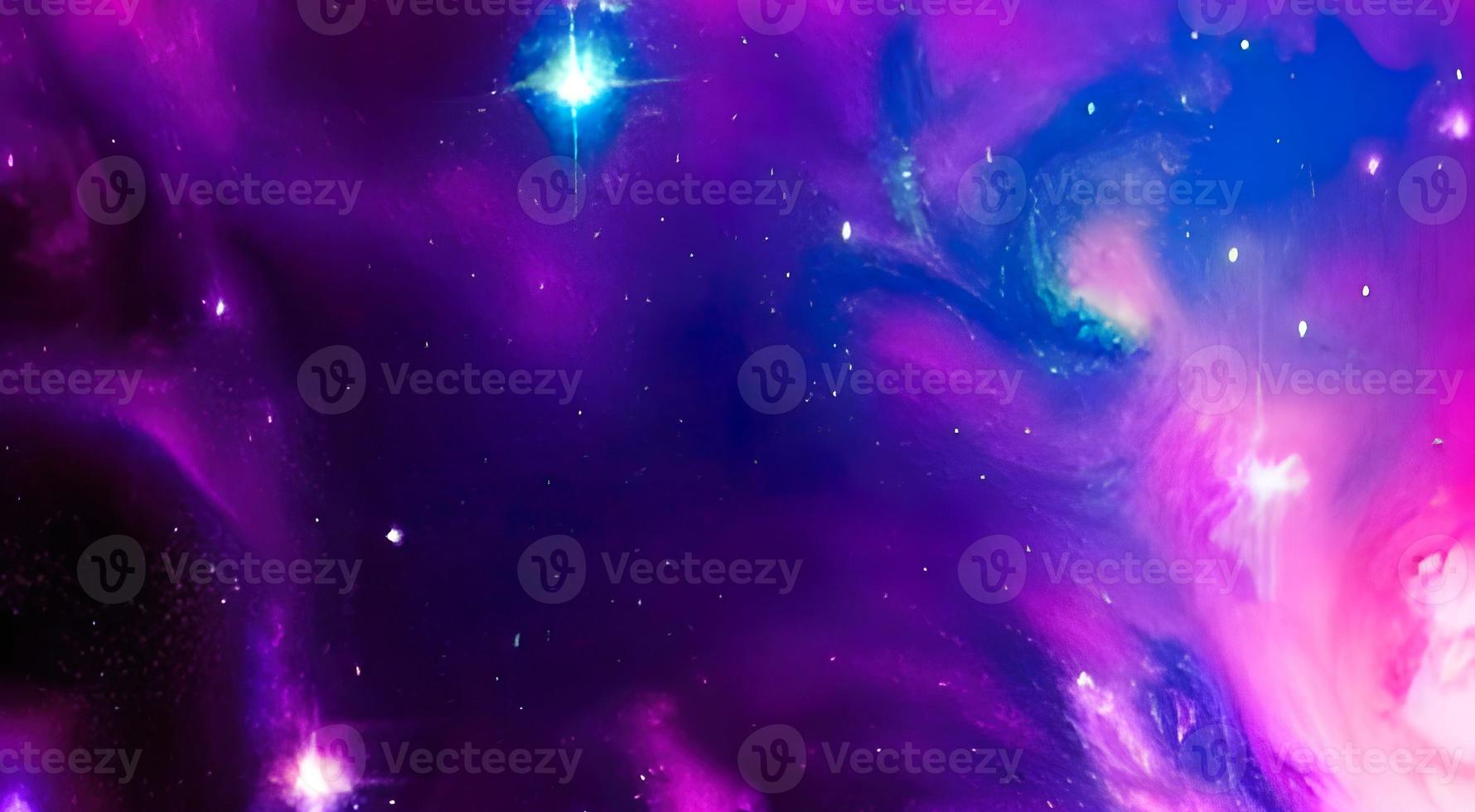 Star field in space a nebula and a gas congestion. photo