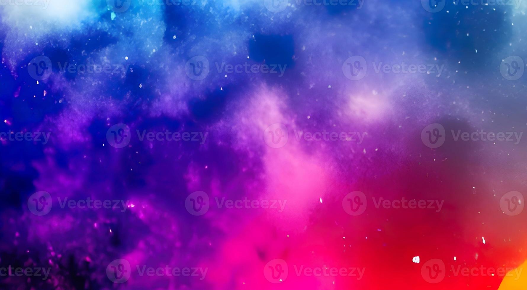 Star field in space a nebula and a gas congestion. photo