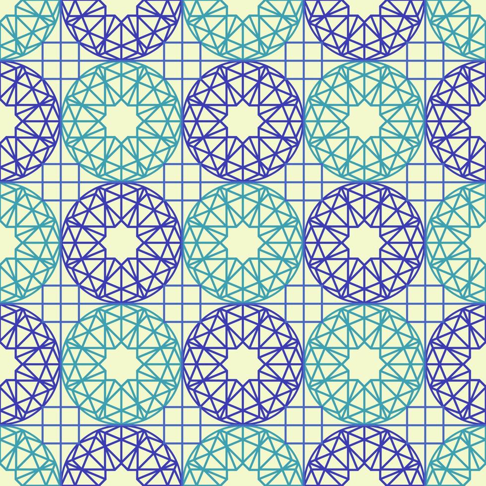 Abstract seamless patterns in Islamic style. vector