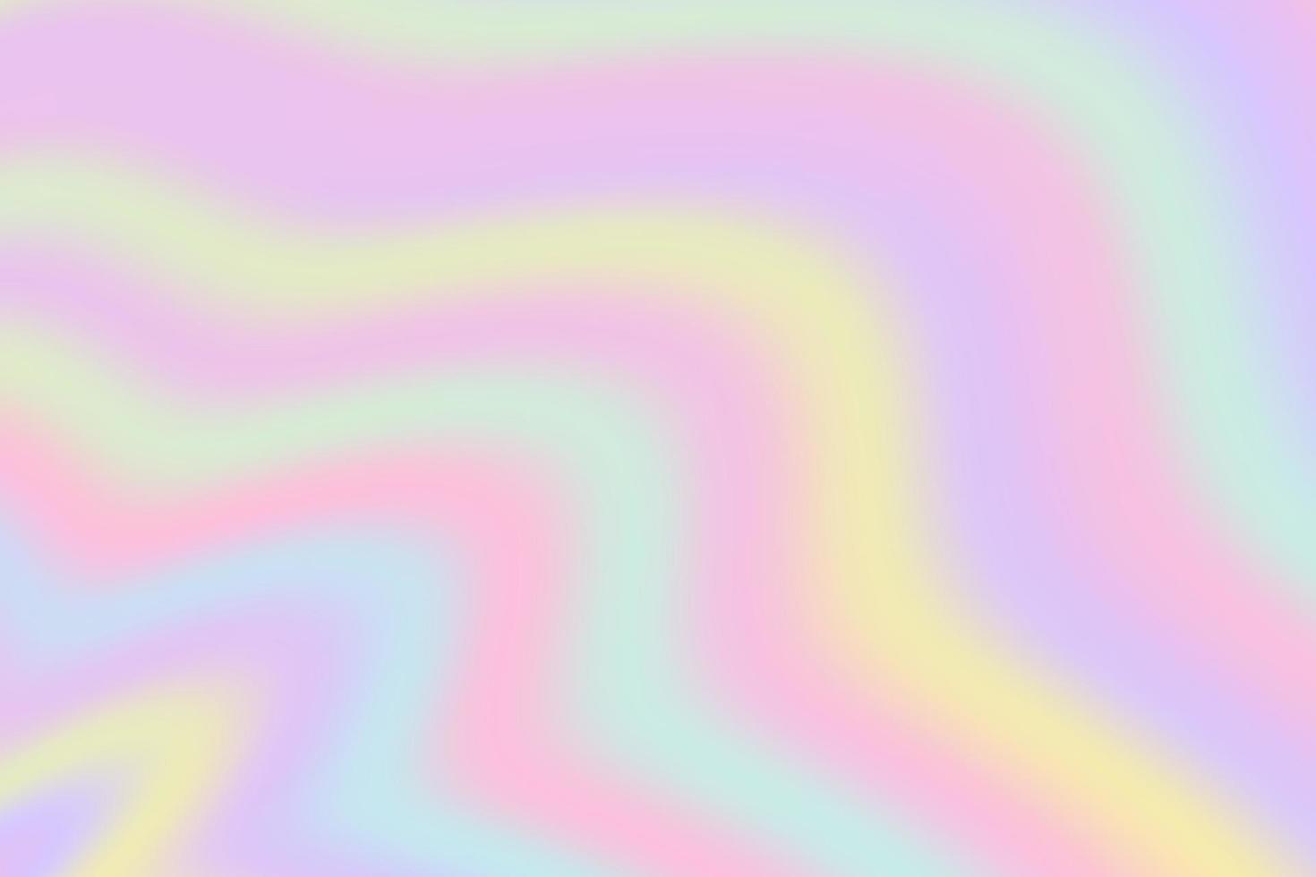 Rainbow background. Pattern in pastel colors. Wavy multicolored unicorn sky. Vector